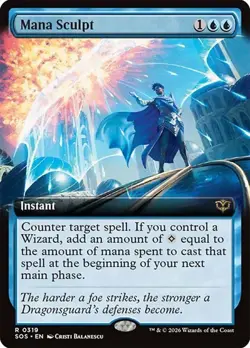 Mana Sculpt Extended Art Secrets of Strixhaven NM MTG - Image 1