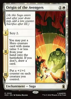 Origin of the Avengers - Foil MSH NM MTG - Image 1