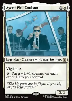 Agent Phil Coulson - Foil MSH NM MTG - Image 1