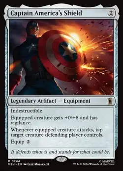 Captain America's Shield - Foil MSH NM MTG - Image 1