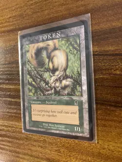 MTG🐿SQUIRREL TOKEN - Players Reward🐿Odyssey MINT Rare Creature 2001 UNPLAYED - Image 4
