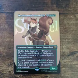 MTG The Unbeatable Squirrel Girl M0371 Traditional Foil Rare Marvel Super Heroes - Image 1