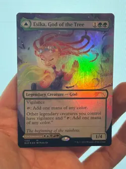 1X FOIL Esika, God of the Tree / The Prismatic Bridge BORDERLESS NM Secret Lair - Image 2
