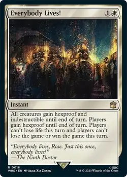 1 x MTG Everybody Lives! Near Mint, English - Universes Beyond: Doctor Who - Image 1