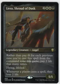 MTG Liesa, Shroud of Dusk (Foil Etched) Commander Legends Foil #606 NM/M - Image 1