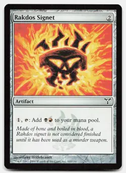 Rakdos Signet 165 Common Dissension Magic: The Gathering Lightly Played - Image 1