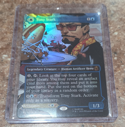 Magic The Gathering Marvel Foil Tony Stark/Invincible Iron Man - Image 1