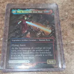 Magic The Gathering Marvel Foil Tony Stark/Invincible Iron Man - Image 2