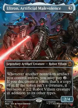 Ultron, Artificial Malevolence - Extended Art MSH NM MTG - Image 1