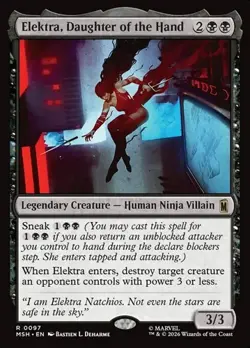 Elektra, Daughter of the Hand - Foil MSH NM MTG - Image 1