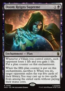 Doom Reigns Supreme - Foil MSH NM MTG - Image 1