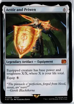 Aettir and Priwen 253 Mythic FINAL FANTASY Magic: The Gathering Lightly Played - Image 1