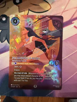 Pocahontas & Meeko Enchanted Disney Lorcana Card set 13 Attack Of The Vine! - Image 1