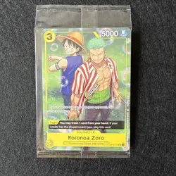 SEALED Roronoa Zoro Learn Together Deck Set Sail One Piece Promo Cards OP10-113 - Image 1