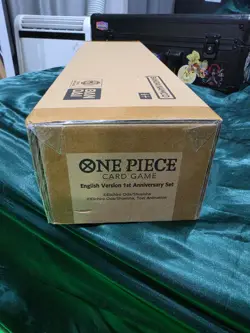 One Piece Card Game English Version 1st Anniversary Set SEALED Luffy Zoro Nami - Image 3