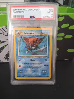 Kabutops Neo Discovery 25/75 PSA 9 Regular Card - Image 1