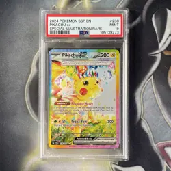 PSA 9 Pikachu EX 238/191 Surging Sparks Special Illustration Card Pokemon TCG - Image 1