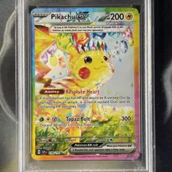 PSA 9 Pikachu EX 238/191 Surging Sparks Special Illustration Card Pokemon TCG - Image 2