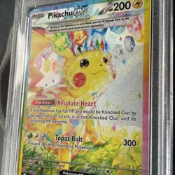 PSA 9 Pikachu EX 238/191 Surging Sparks Special Illustration Card Pokemon TCG - Image 3