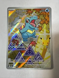 Totodile 048 First Partner Pack Holo Promo Card 80 HP English 2020 - Image 1