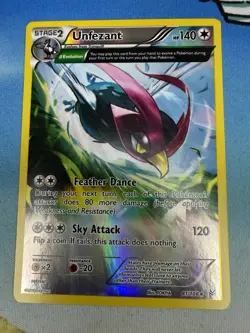 Unfezant 81/108 Reverse Holo XY Roaring Skies Full Art 2015 Pokemon Card - Image 1