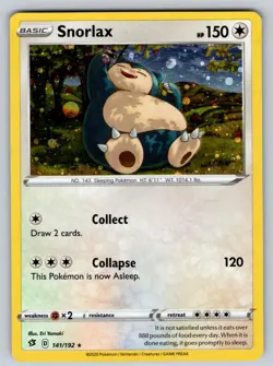 Snorlax 141/192 Holo Promo Miscellaneous Cards & Products Pokemon NM - LP - Image 1