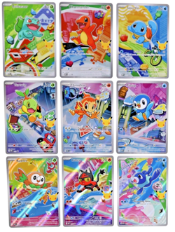 Pokemon First Partner Illustration Collection Series 1 Complete Set 9 Promo Card - Image 1