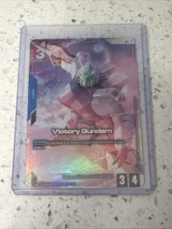 Victory Gundam LR+ GD04-003 Phantom Aria Gundam Card Game Holo English - Image 1