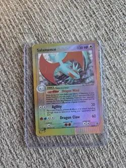 2003 Pokemon SALAMENCE Ex Dragon REVERSE HOLO Foil Rare Card 10/97 - Image 1