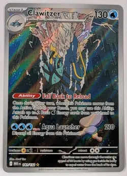 Clawitzer IR 141/132 MEG ENG Mega Evolutions NM Pokemon Card TCG - Image 1