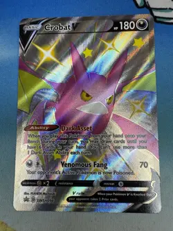 Crobat V SWSH098 Shining Fates Full Art Promo Shiny Pokemon Card - Image 1