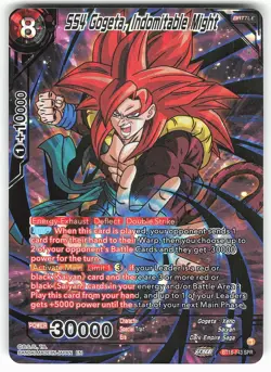 SS4 Gogeta, Indomitable Might (SPR) BT18-143 Special Rare Dragon Ball Super Card - Image 2
