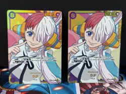 One Piece TCG Uta OP02-120 SEC Alt Art Alternate Art Paramount War Japanese x2 - Image 1