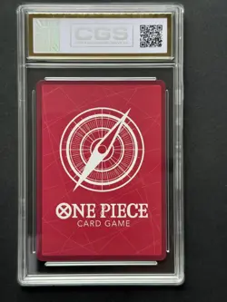 One Piece TCG Smoker OP10-001 Leader Alternative Art CGS GEM MINT 10 - Image 4