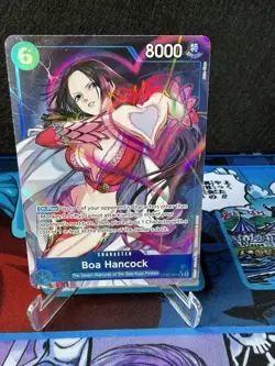 One Piece TCG Boa Hancock OP07-051 SR - Alt Art Alternate Art - English NM - Image 2