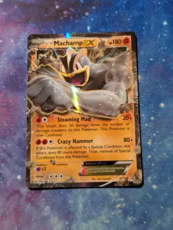 Pokemon Machamp EX XY108 Black Star Promo Card LP Condition - Image 1