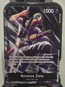 Roronoa Zoro Dash Pack Alt Art OP15-EB04 One Piece Card Promo English - NM - Image 1