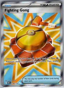 Fighting Gong 168/132 ME01: Mega Evolution - Pokemon Card - NM - Image 1