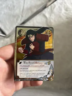 Naruto Ccg Tcg Card The First Hokage Super Rare 1st Edition 894 Nm - Image 1