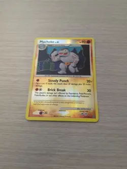 Machop 41/100 HP80 Holo Reverse DP07 Storm Pokemon Card Rare - Image 1