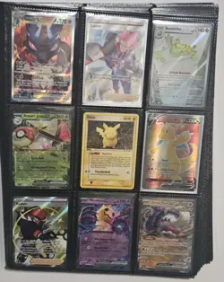 Pokemon Card Collection w/ Binder - Image 1