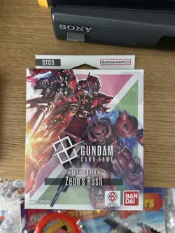 Official Gundam Card Game ST03 Zeon's Rush Starter Deck - Image 4