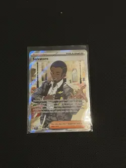 Pokemon Card Salvatore 202/162 Temporal Forces Ultra Rare Near Mint - Image 1