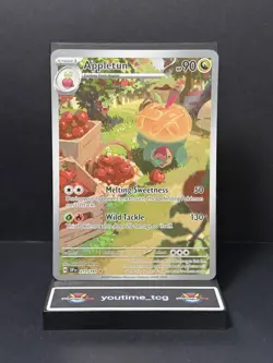 Pokemon Surging Sparks Illustration Rare Appletun #211 - Image 1