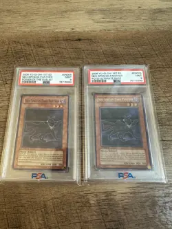 YuGiOh Neo Spacian Dark Panther PSA 9 1st Ed Ultimate Rare & Super Rare - Image 1