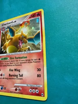Pokemon TCG Arceus Charizard LV. 60 Cracked Ice Holo 2009 Promo Card 1/99 LP - Image 4