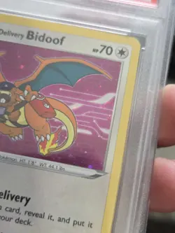 🌀 2021 POKEMON SWSH BLACK STAR PROMO SPECIAL DELIVERY BIDOOF-HOLO PSA 8 W/SWIRL - Image 3