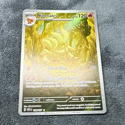 Pokemon TCG Ninetales 199/197 Obsidian Flames Illustration Rare Holo Eng - Image 1