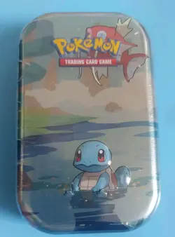 NEW - SQUIRTLE Pokemon TCG Kanto Friends Mini Tin 2019 - factory sealed L24 - Image 1