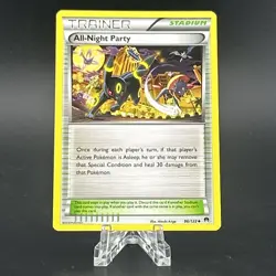 All-Night Party 96/122 XY BREAKpoint Trainer Stadium Uncommon English - Image 1